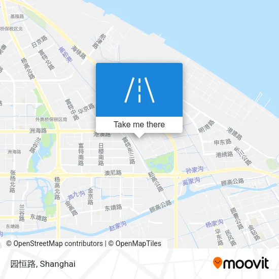 园恒路 map