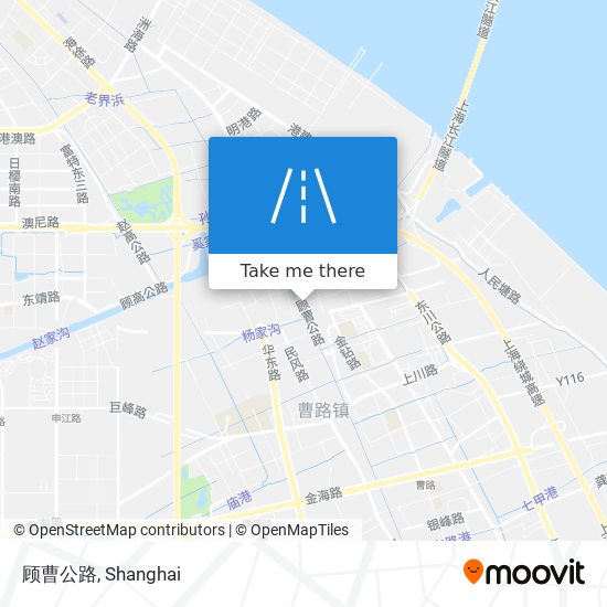 顾曹公路 map