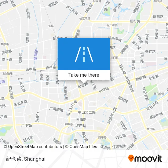 纪念路 map