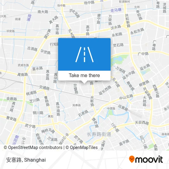 安塞路 map