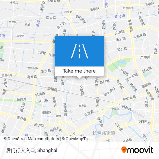 后门行人入口 map