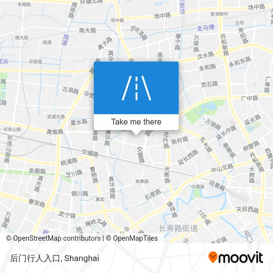 后门行人入口 map