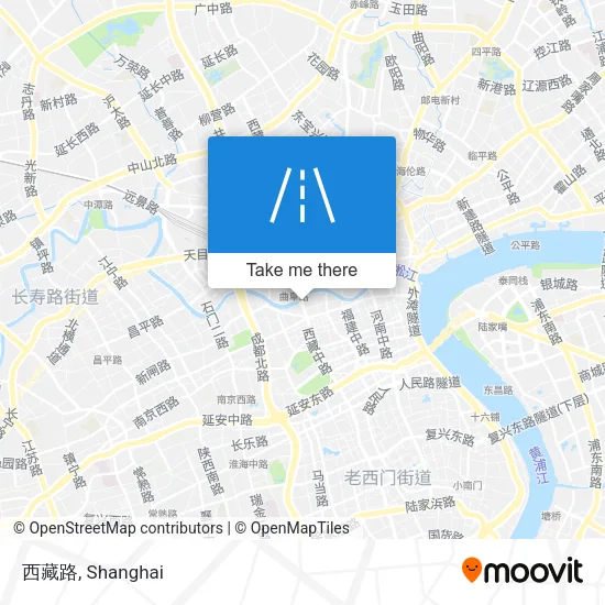 西藏路 map