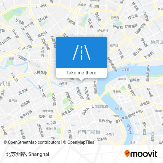 北苏州路 map