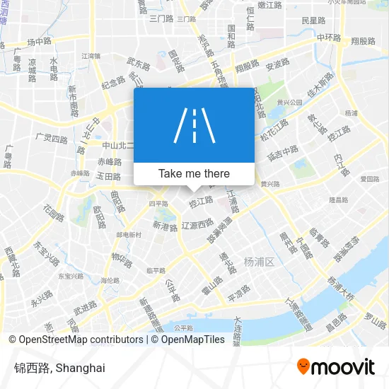 锦西路 map