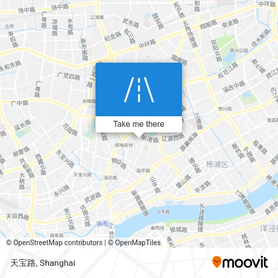 天宝路 map