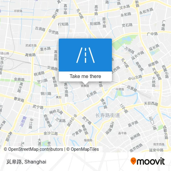 岚皋路 map