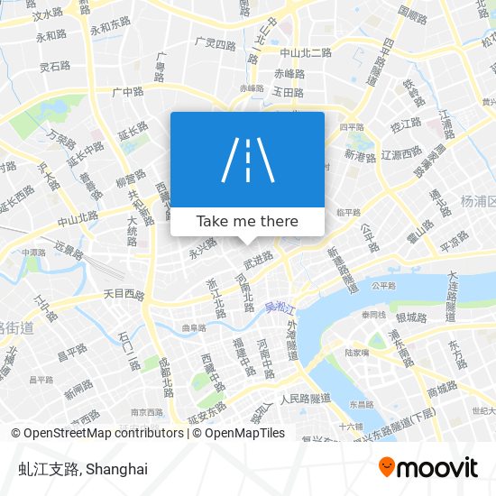 虬江支路 map