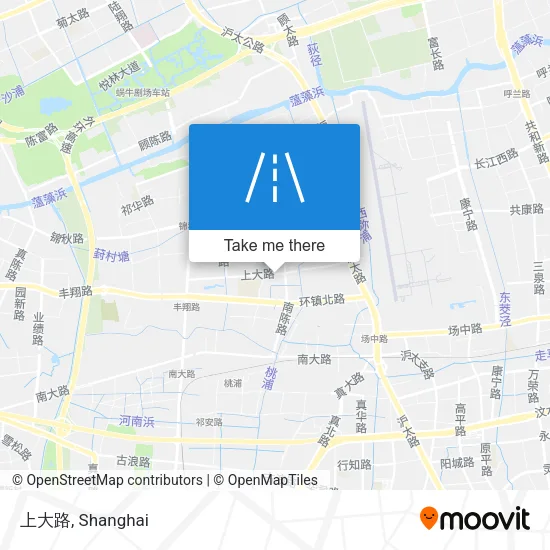上大路 map
