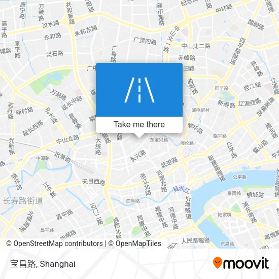 宝昌路 map
