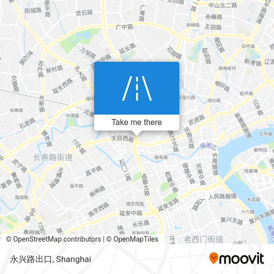 永兴路出口 map