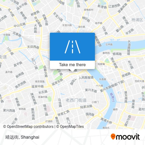 靖远街 map