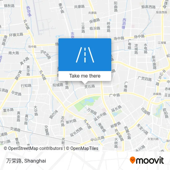 万荣路 map