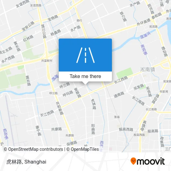 虎林路 map