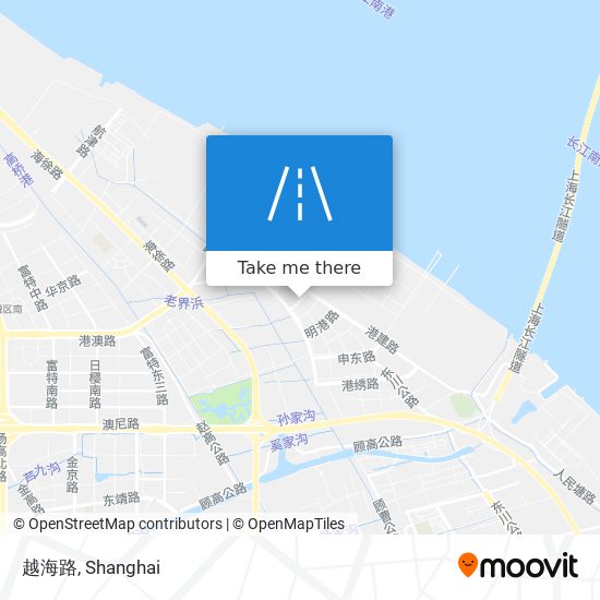 越海路 map