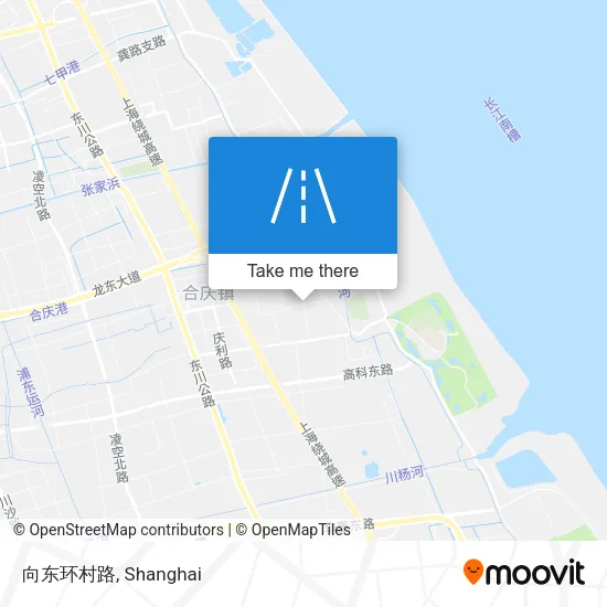 向东环村路 map