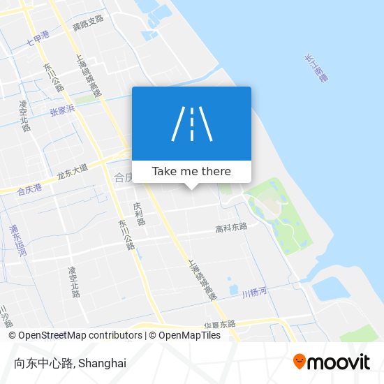 向东中心路 map