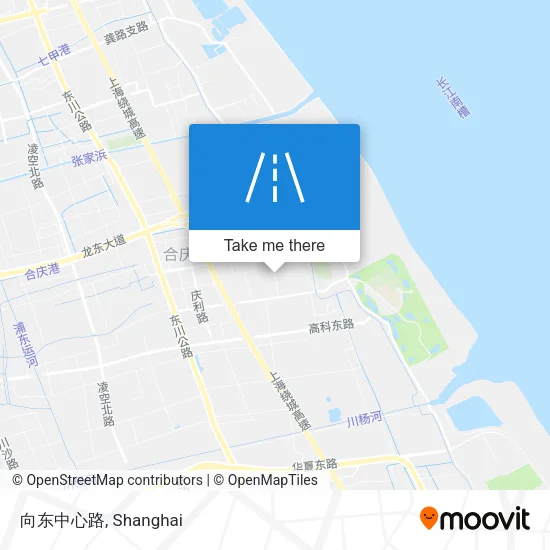 向东中心路 map