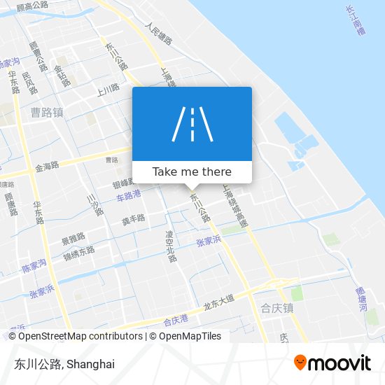 东川公路 map