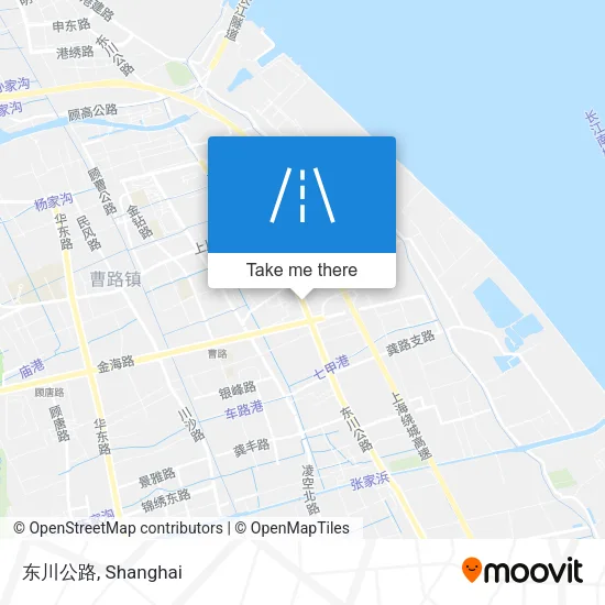 东川公路 map