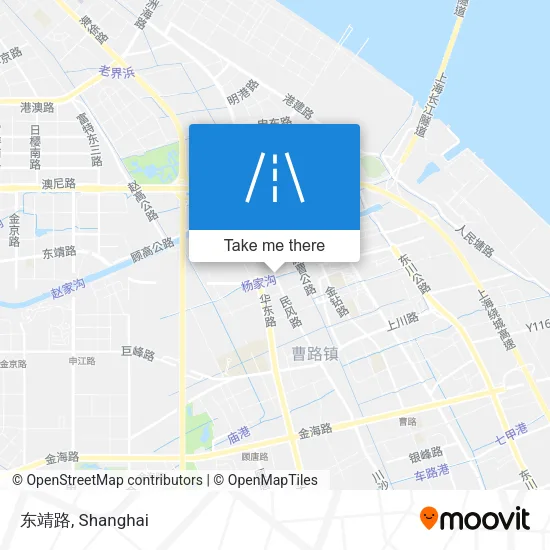 东靖路 map
