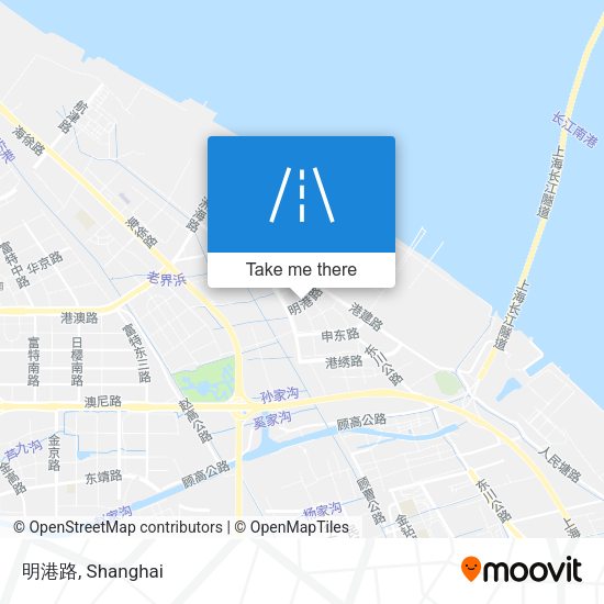 明港路 map