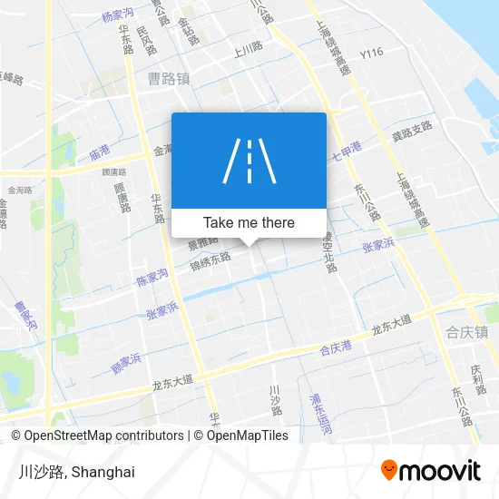 川沙路 map