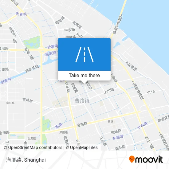 海鹏路 map