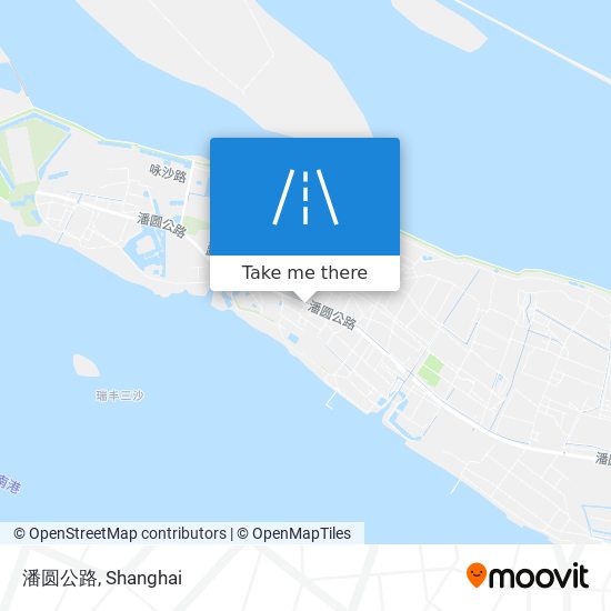 潘圆公路 map