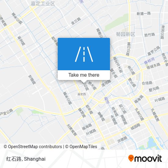 红石路 map