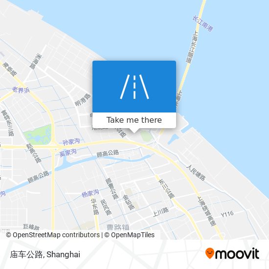 庙车公路 map