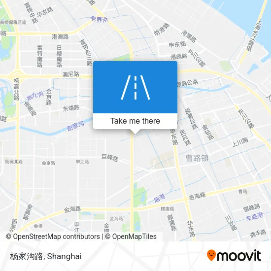 杨家沟路 map