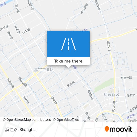 沥红路 map