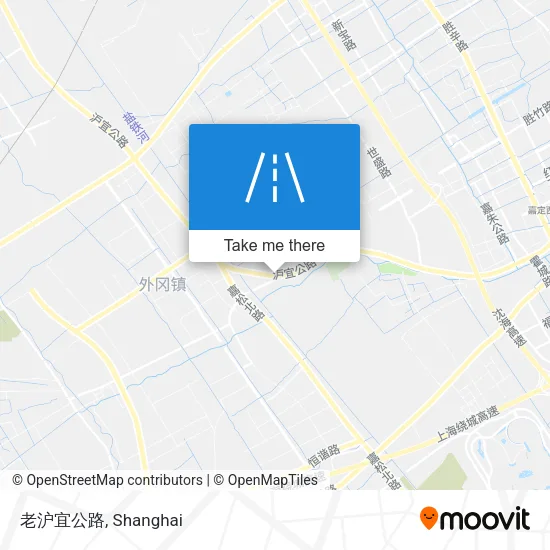 老沪宜公路 map