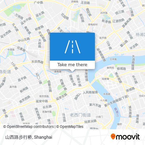 山西路步行桥 map