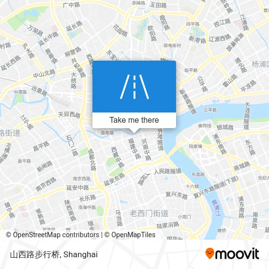山西路步行桥 map