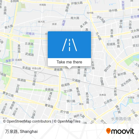 万泉路 map