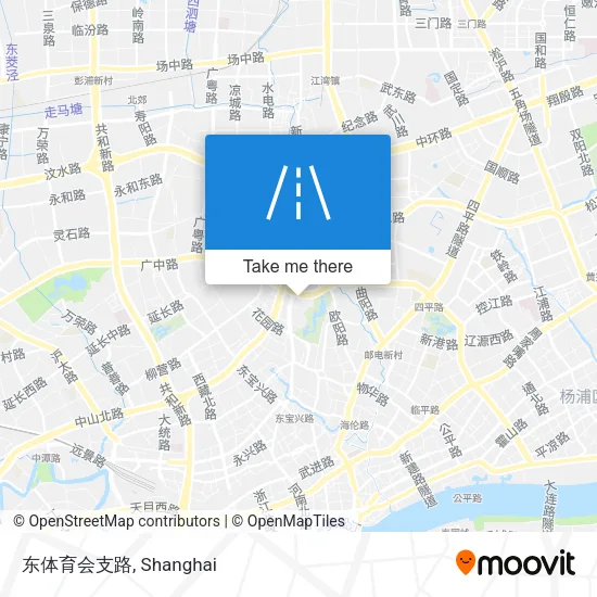 东体育会支路 map