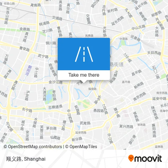顺义路 map