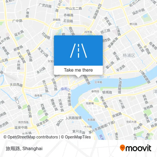旅顺路 map