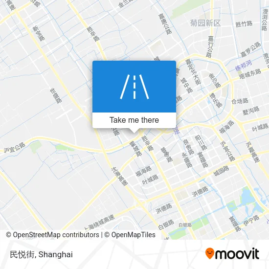 民悦街 map