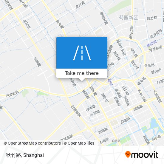 秋竹路 map