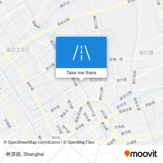 树屏路 map
