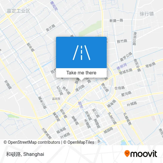 和硕路 map