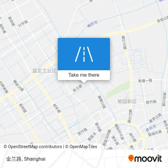 金兰路 map