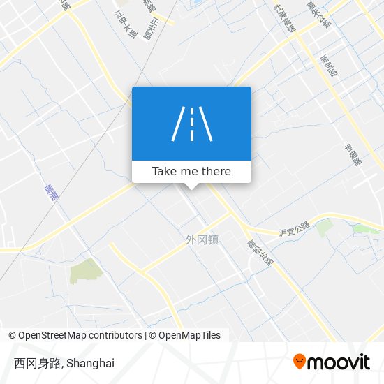 西冈身路 map