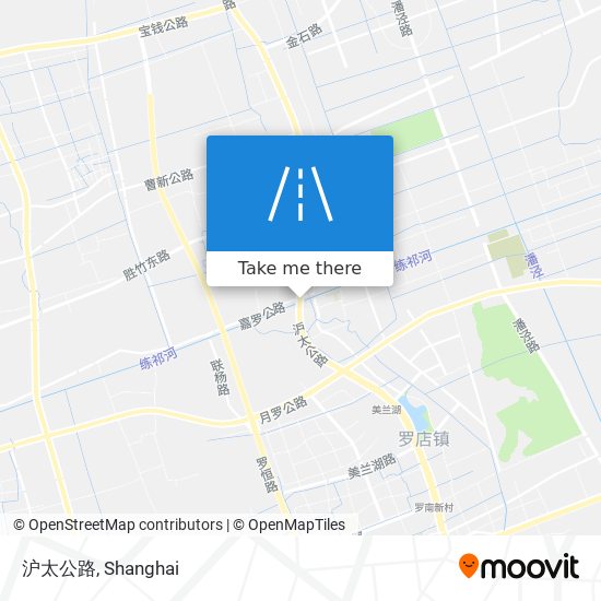 沪太公路 map