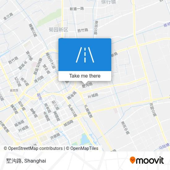 墅沟路 map