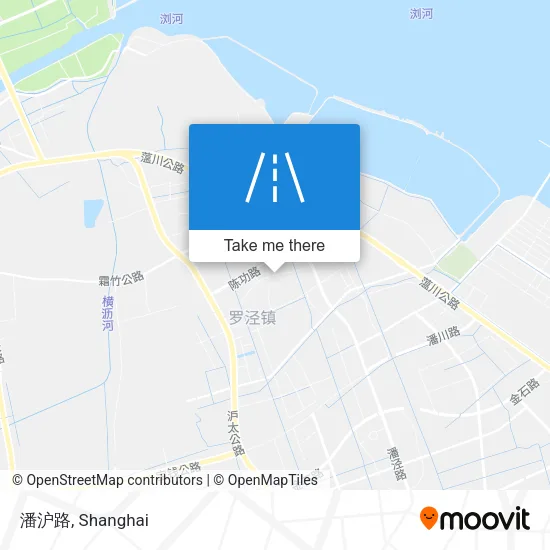 潘沪路 map