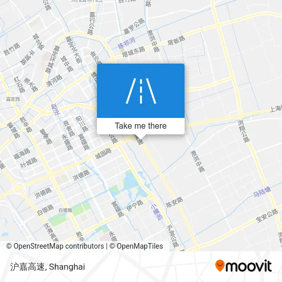 沪嘉高速 map